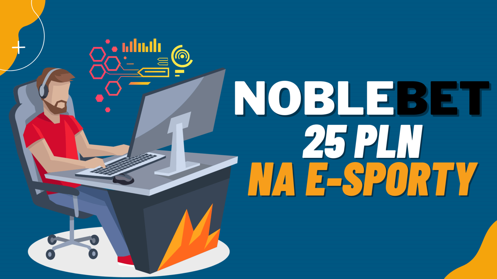 Legalny bukmacher NobleBet 25 PLN na e-sporty